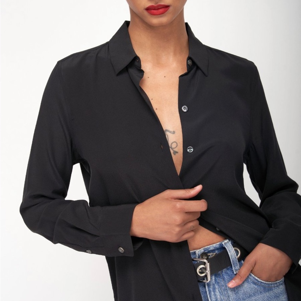Equipment Silk Essential Button-Down Shirt